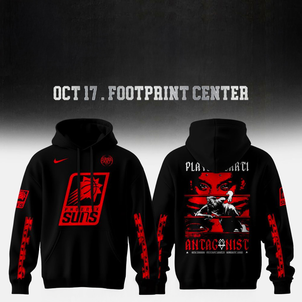 Phoenix Suns X Playboi Carti Antagonist Tour 2.0 Hoodie Phoenix Suns Merch Gift For Him