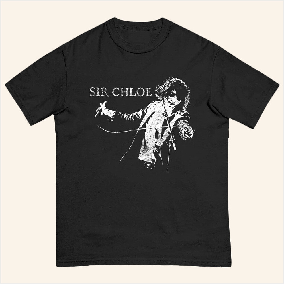 Photo T-Shirt Sir Chloe Music Merch Presents For Dad Birthday Gifts For Besties