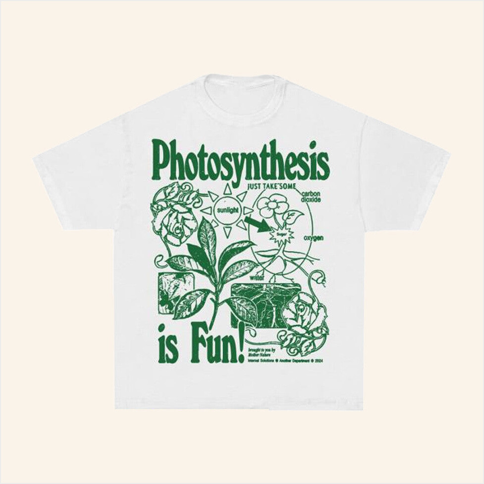 Photosynthesis White T-Shirt Another Department Merch Gifts For Dad Birthday Gift Ideas