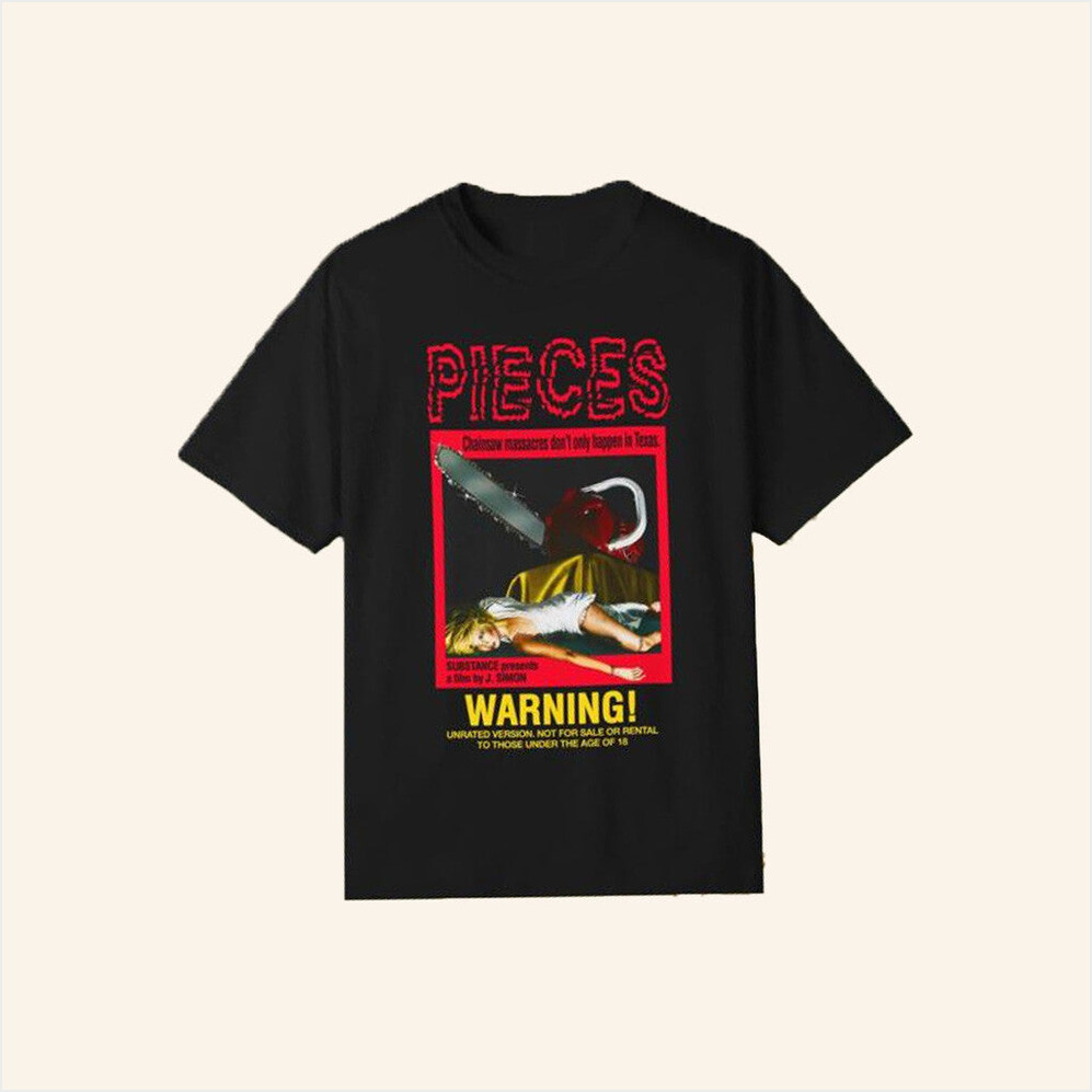 Pieces Horror Movie T-Shirt Iron Fortress Records Merch Best Friend Birthday Gifts