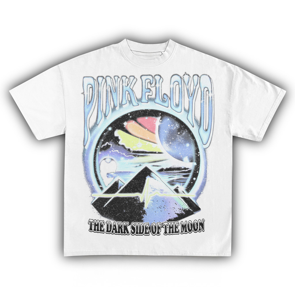 Pink Floyd The Dark Side Of The Moon White Shirt Pink Floyd Merch Gifts For Music Lovers
