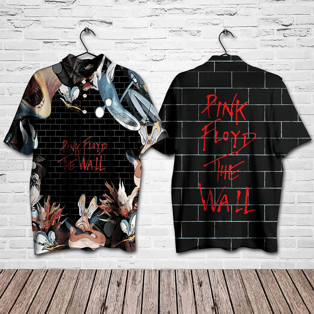 Pink Floyd The Wall Polo Shirt Gifts For Rock band Fans