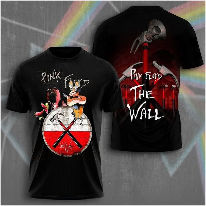 Pink Floyd The Wall T-Shirt Pink Floyd Merch Best Father's Day Gifts For Rock Band Fans