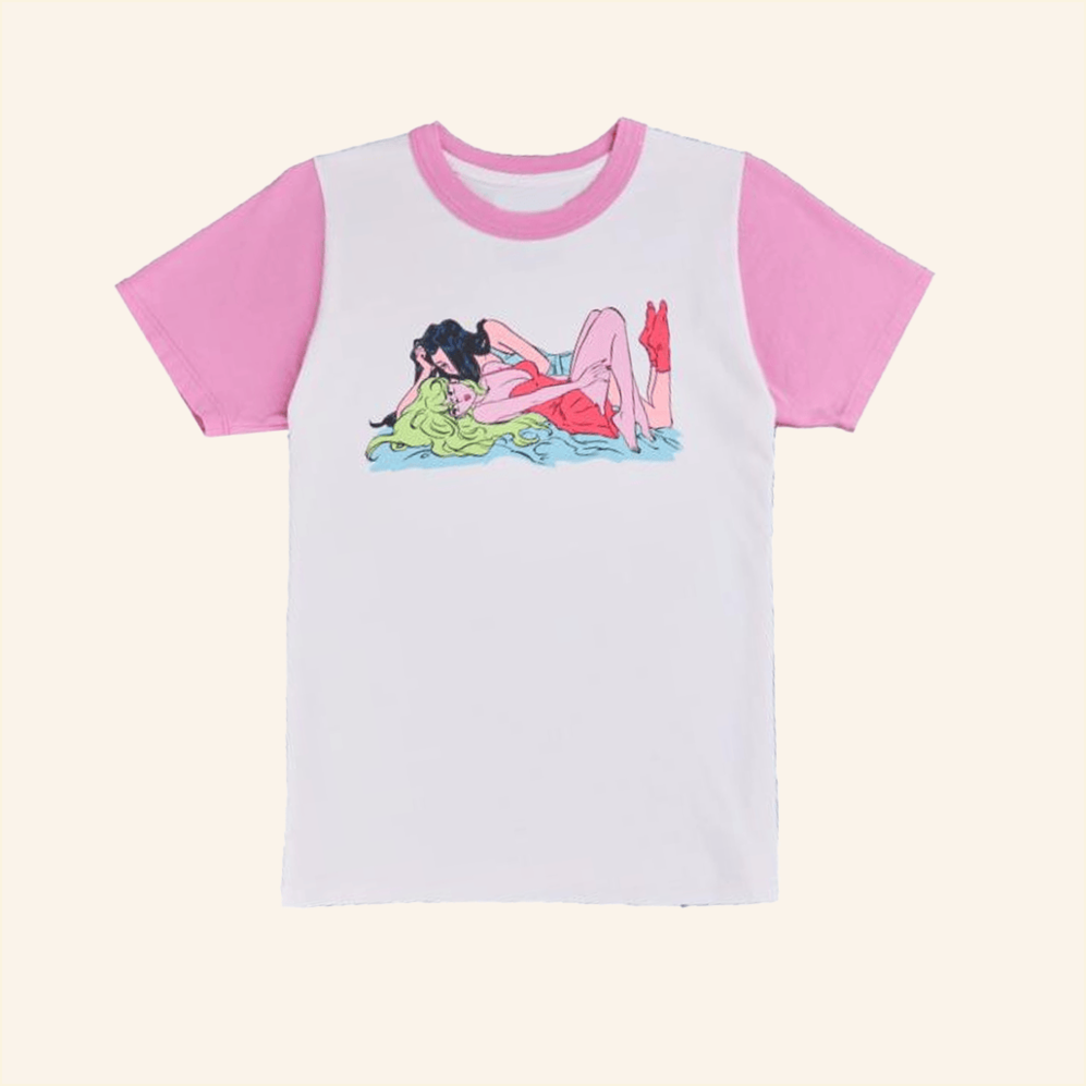 Pink Lottie And Caroline T-Shirt Big Bud Press Merch Birthday Gifts For Sister Gifts For Besties