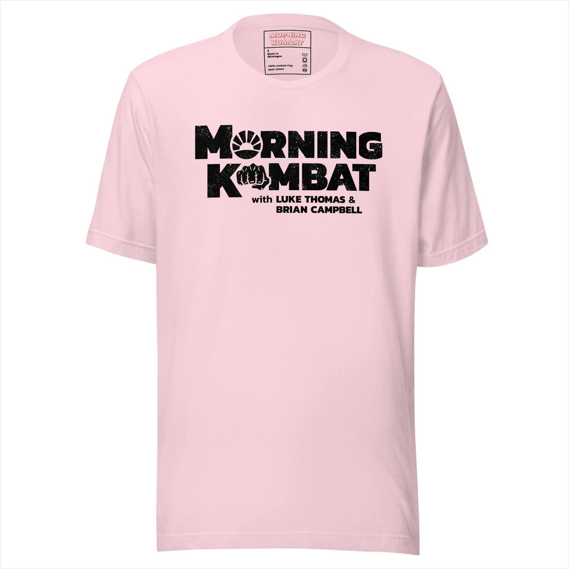 Pink Morning Kombat T-Shirt Morning Kombat Merch Birthday Gifts For Mom Gifts For Best Friend