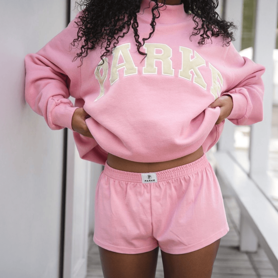 Pink Parke Shorts Parke Summer Drop Gift Ideas For Her Birthday Gifts For Fans