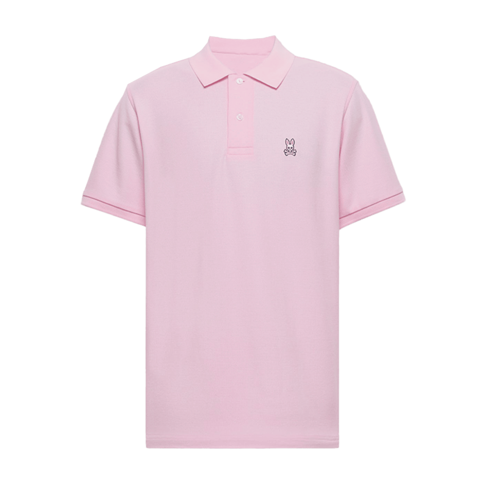 Pink Psycho Bunny Polo Shirt Cute Mothers Day Gifts Father's Day Gift for Him Gifts For Friends