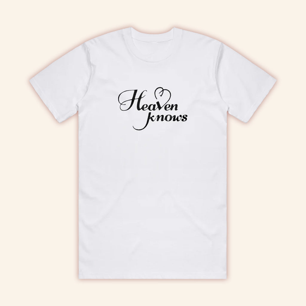PinkPantheress Heaven Knows White T-Shirt Gift Ideas For Her