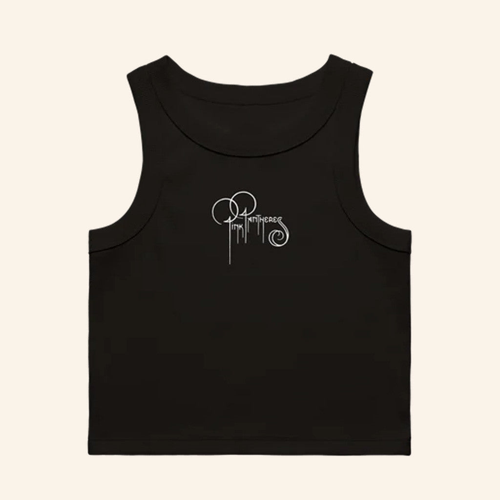 PinkPantheress Merch Logo Black Tank Gift Ideas For Wife
