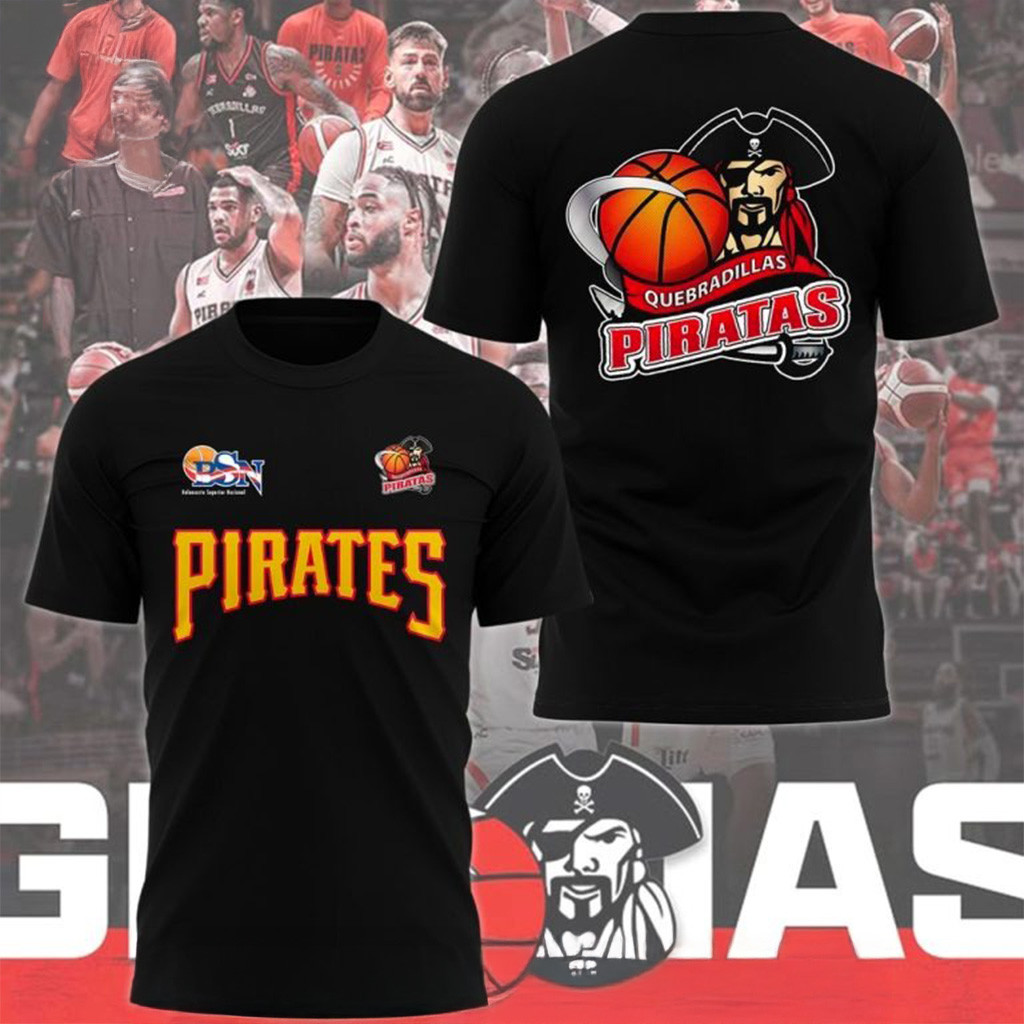 Piratas De Quebradillas BSN 2025 T-Shirt Quebradillas Merch Gifts For Basketball Fan