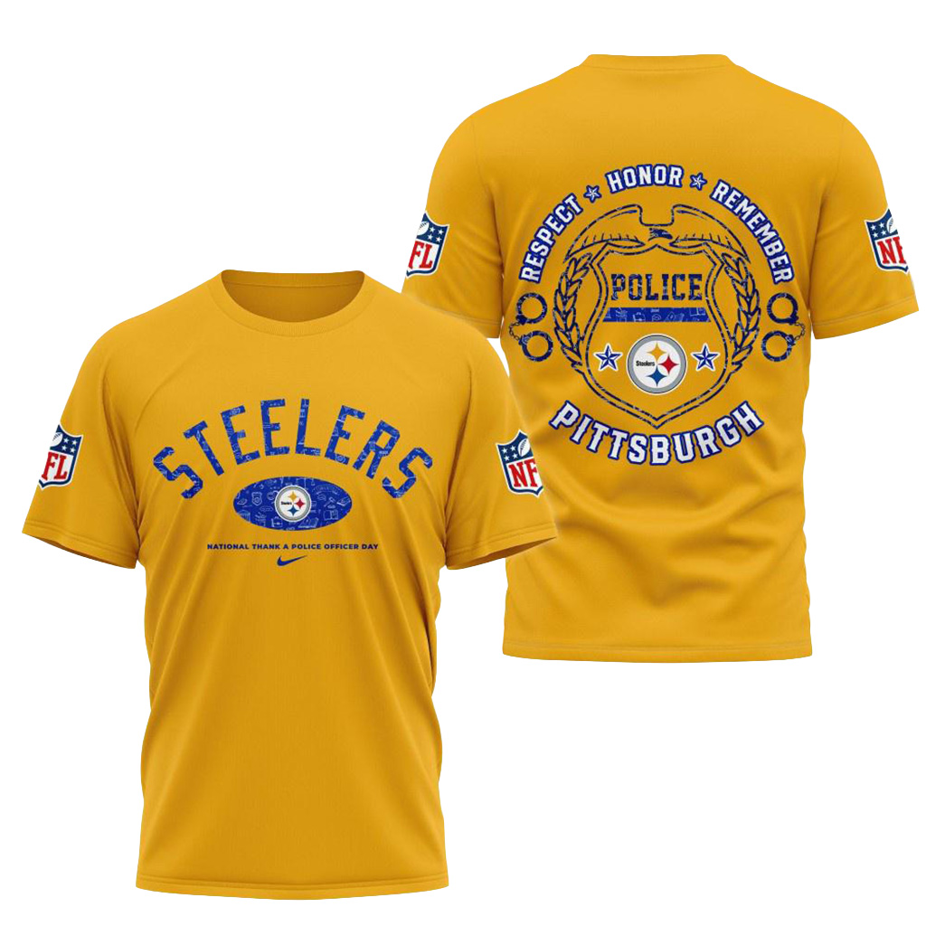Pittsburgh Steelers National Thank A Police Officer Day Shirt Pittsburgh Steelers Merch_