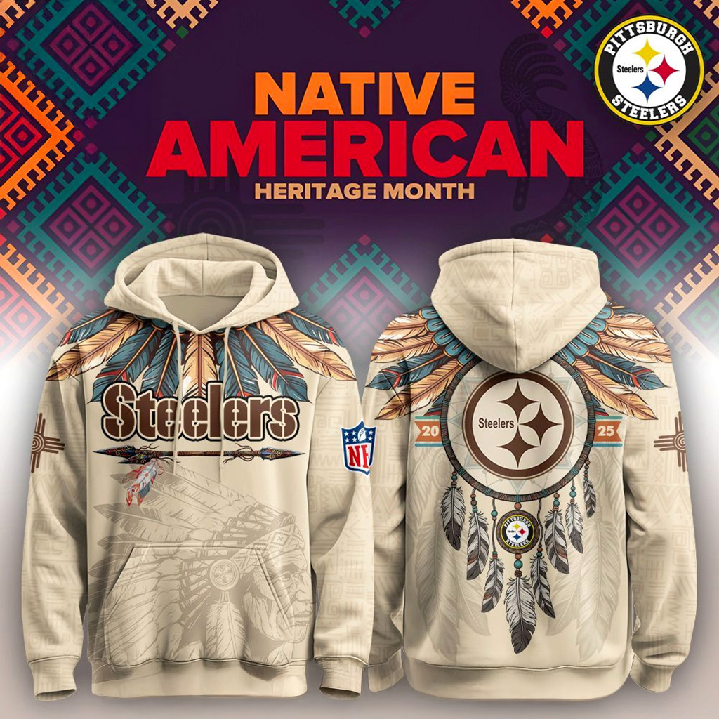 Pittsburgh Steelers Native American Heritage Month Hoodie Pittsburgh Steelers Merch