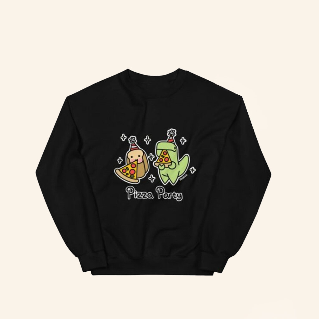 Pizza Party Sweatshirt Loof And Timmy Merch Birthday Gift Ideas For Her