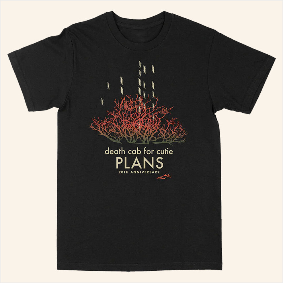 Plans 20th Anniversary T-Shirt Death Cab For Cutie Merch Best Birthday Gifts For Husband