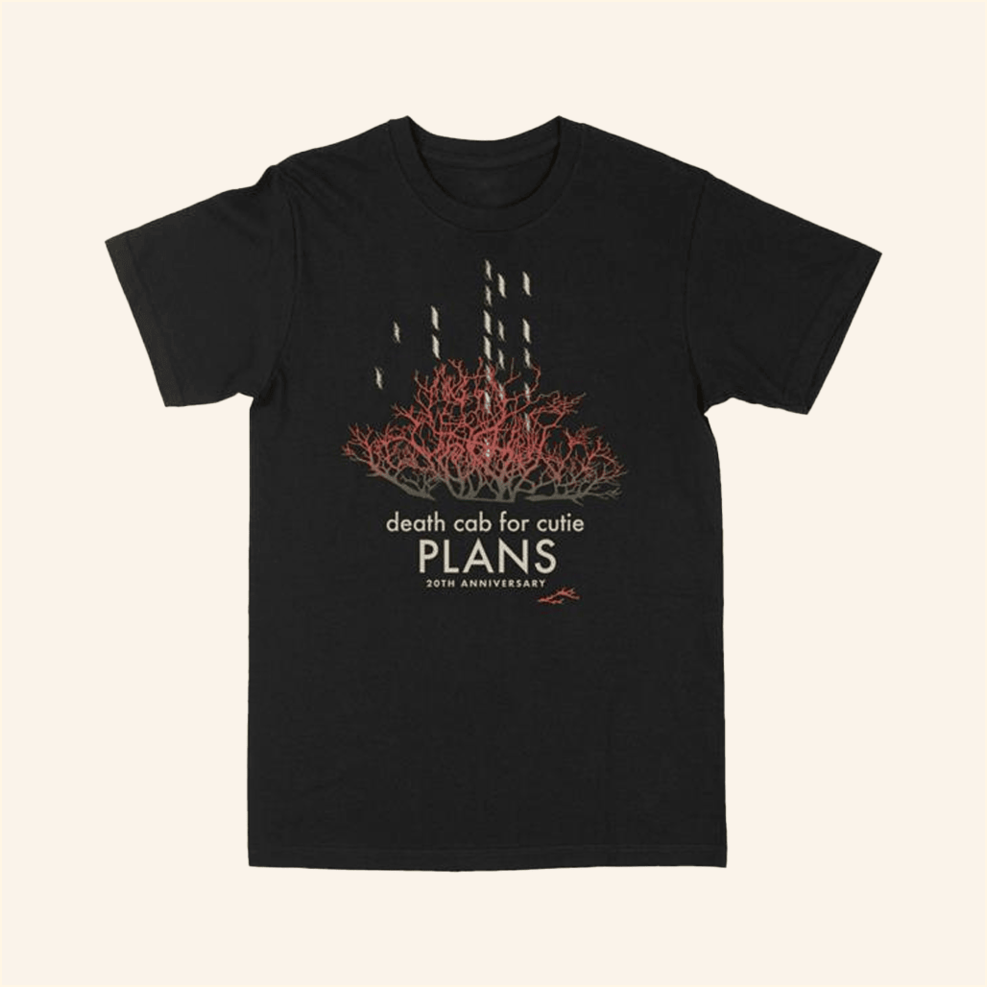 Plans 20Th Anniversary T-Shirt Death Cab For Cutie Merch Presents For Boyfriend