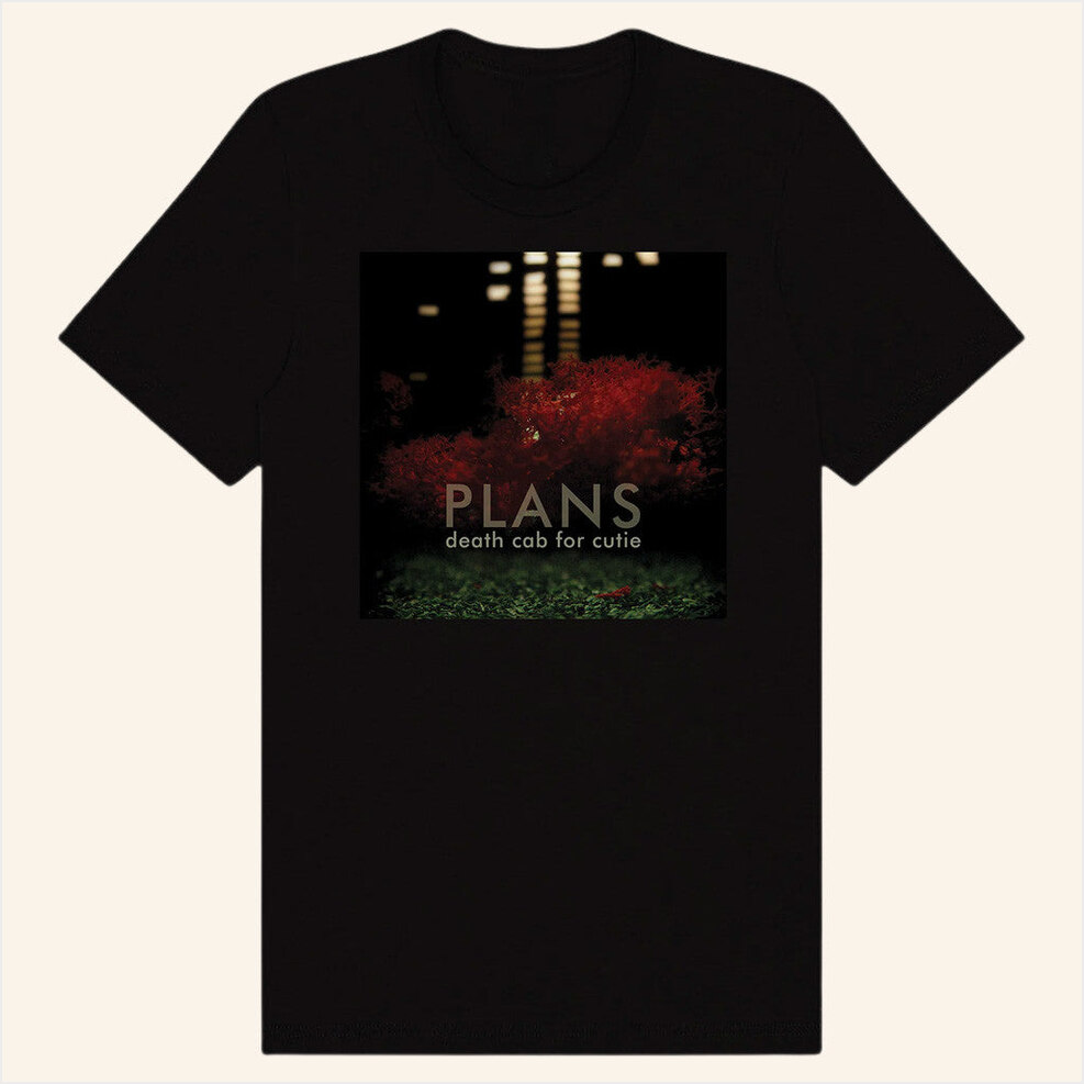 Plans Album Art T-Shirt Deathcabforcutie Merch Present For Dad Birthday Gifts For Besties