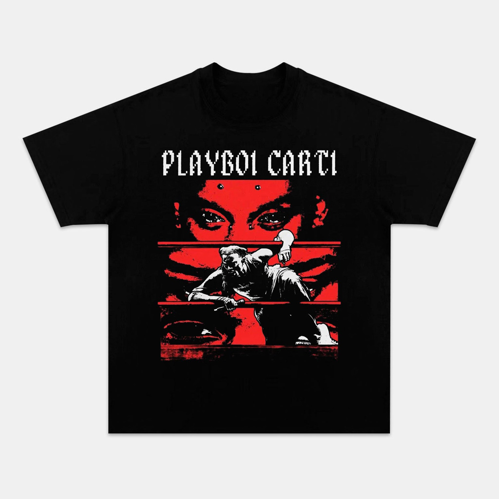 Playboi Carti 11 7 Graphic T-Shirt Black Fan Merch Christmas Gifts For Rappers