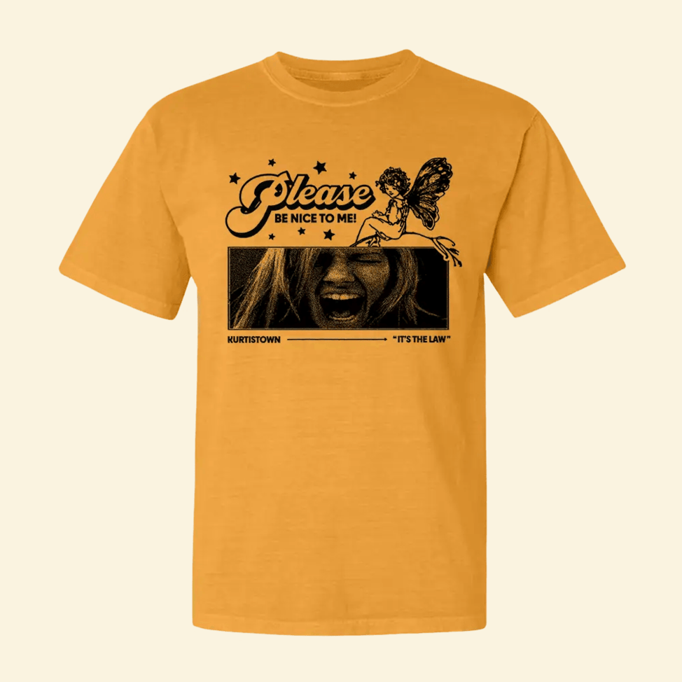 Please Be Nice To Me Screaming Citrus T-Shirt Kurtis Conner Merch Birthday Gifts For Fans