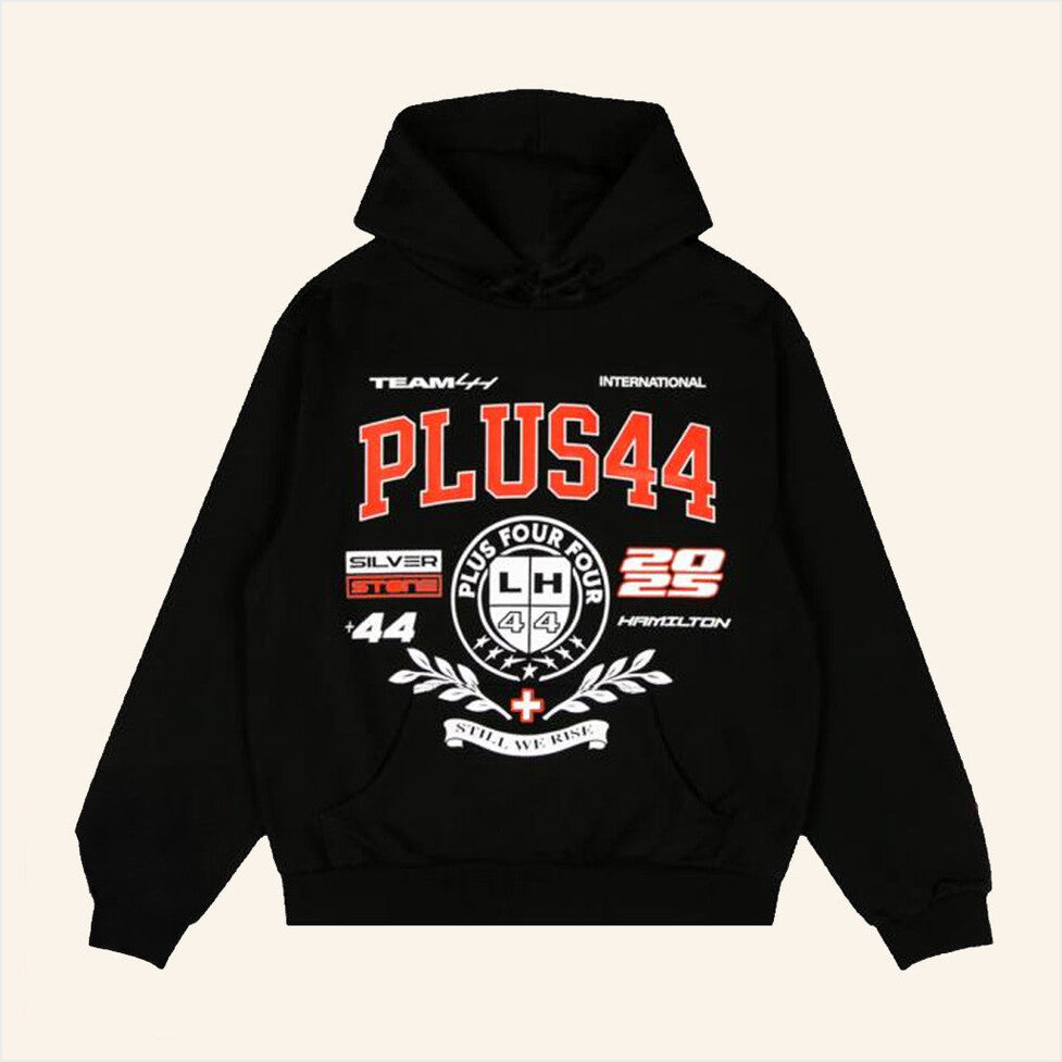 Plus44 Hoodie Plus44 World Merch Black Presents For Boyfriend Birthday Gifts For Friends