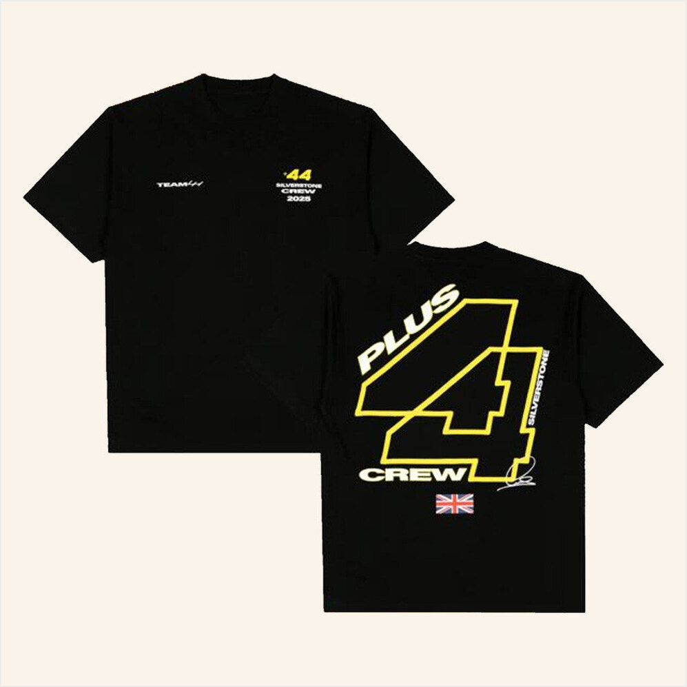 Plus44 Silverstone Crew 2025 T-Shirt Plus44 World Merch Birthday Gifts For Dad BFF Gifts Ideas