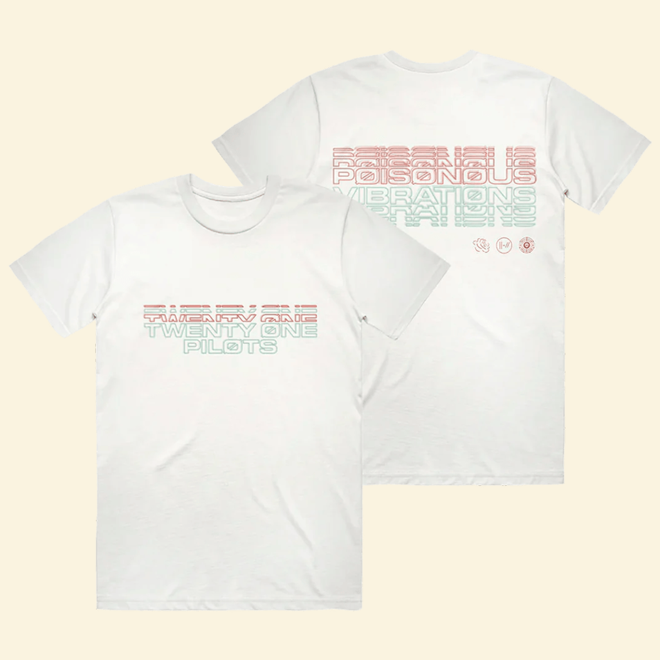 Poisonous Vibes Hollow T-Shirt Twenty One Pilots Merch Best Father's Day Birthday Gifts