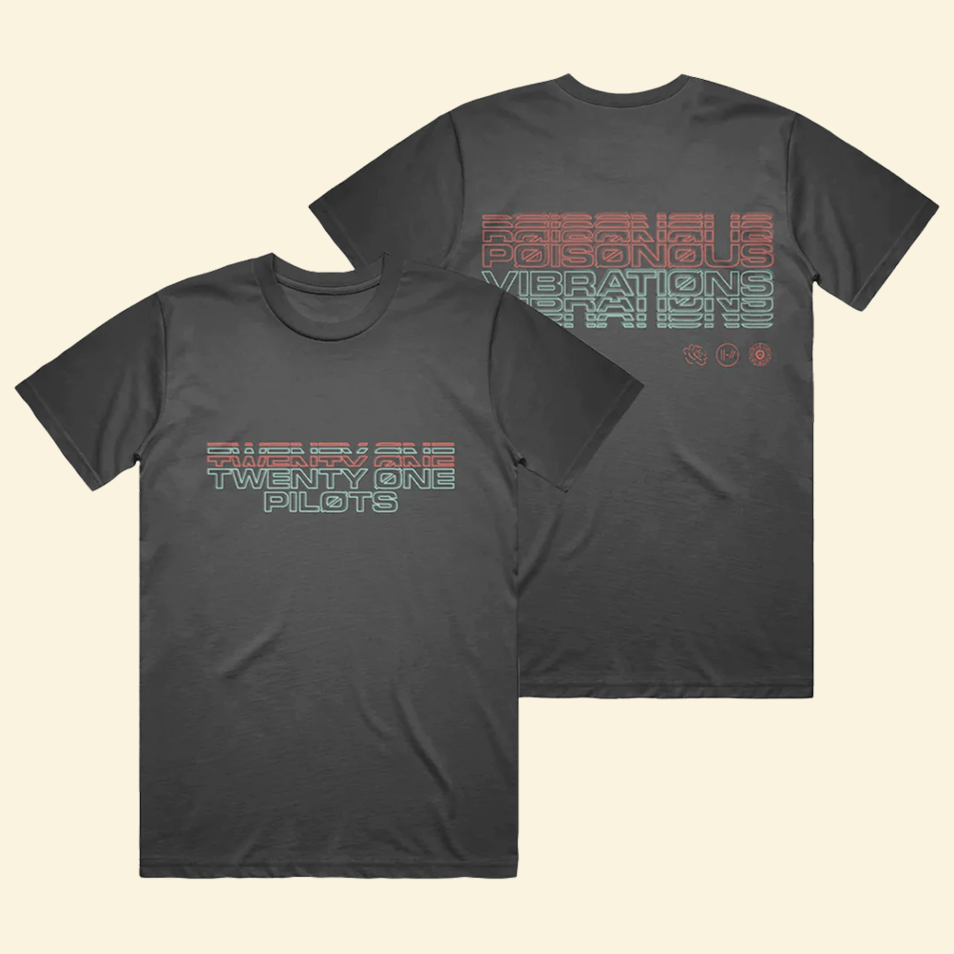Poisonous Vibes Hollow T-Shirt Twenty One Pilots Merch Birthday Gifts For Fans Gifts For BFF