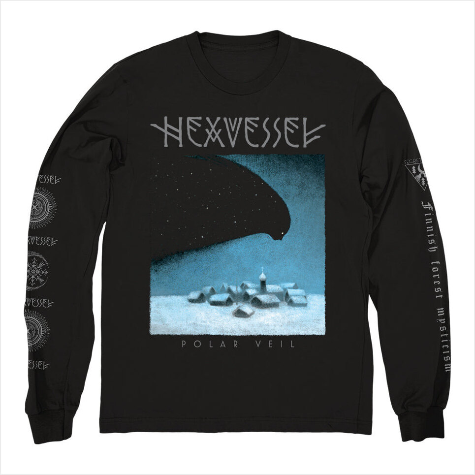 Polar Veil Long Sleeve Shirt Hexvessel Merch Hexvessel Shirt Father's Day Gifts For Metal Music Lovers