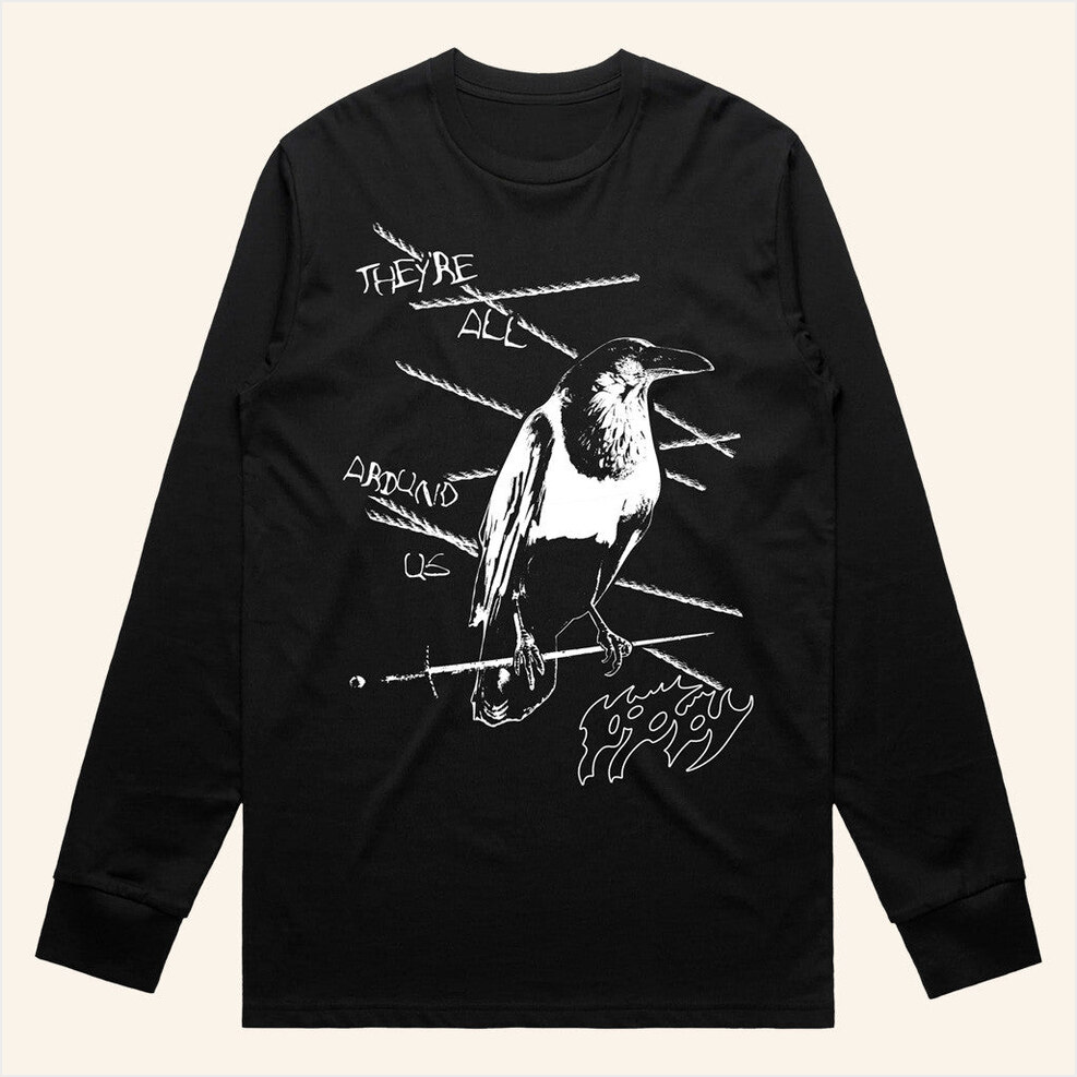Poppy They're All Around Us Long Sleeve T-Shirt Sumerian Records Merch Gifts For Husband