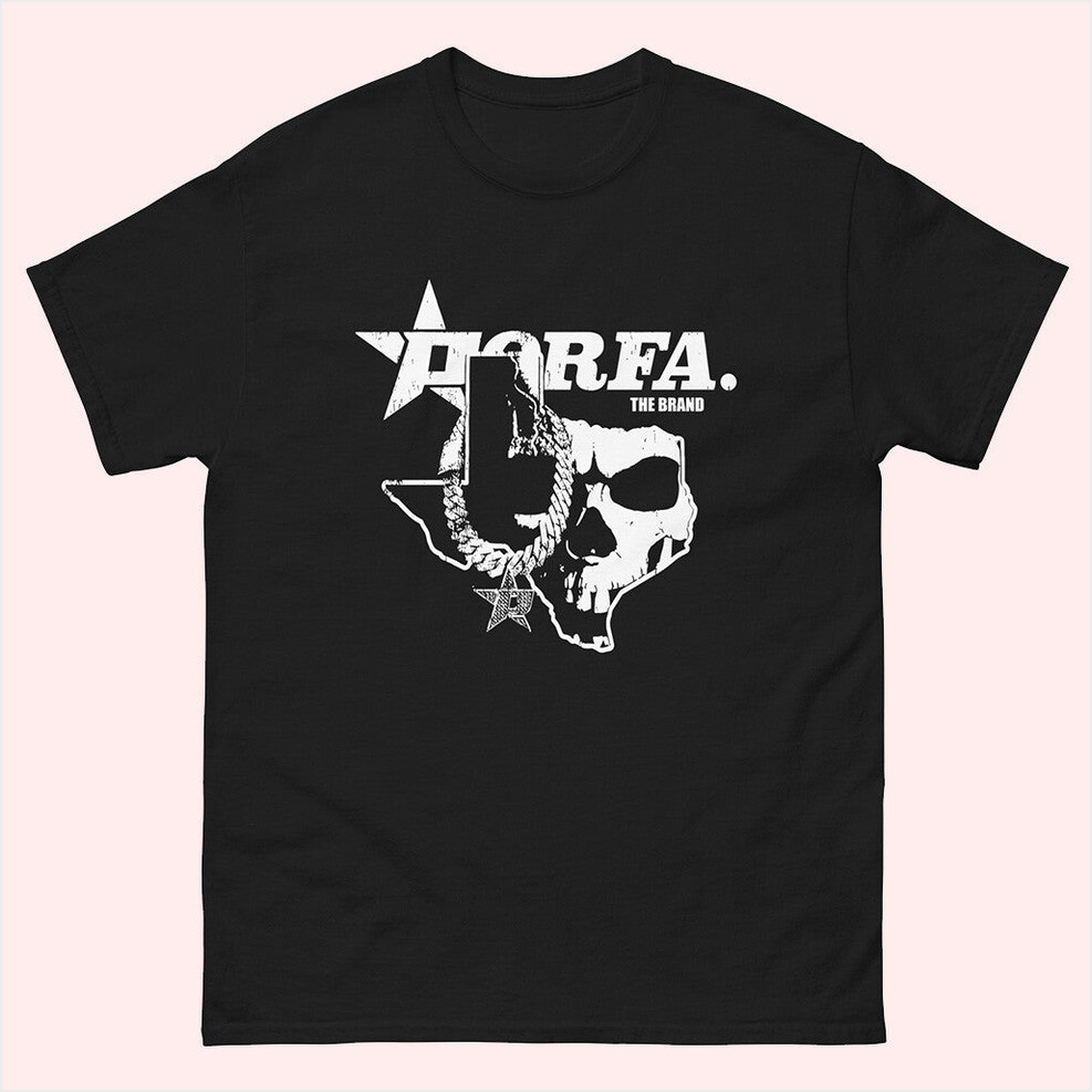 Porfa Texas Chain T-Shirt Porfa Merch Birthday Gifts For Father Gifts For BFF