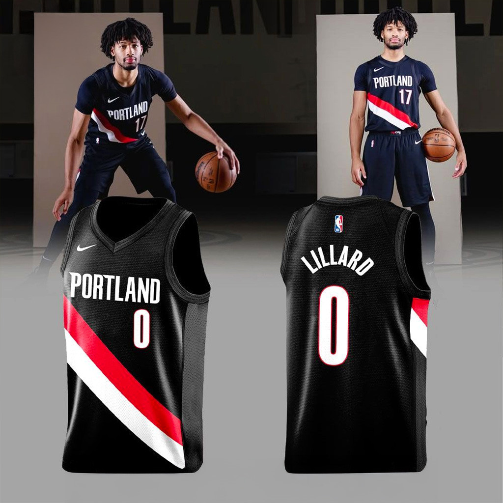 Portland Trail Blazers New Look Same Mission Black Jersey
