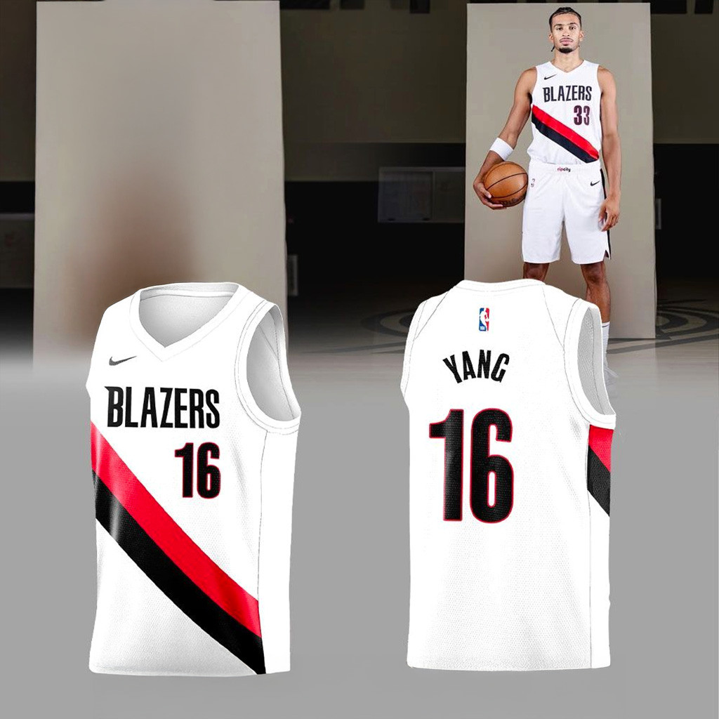 Portland Trail Blazers New Look Same Mission White Jersey