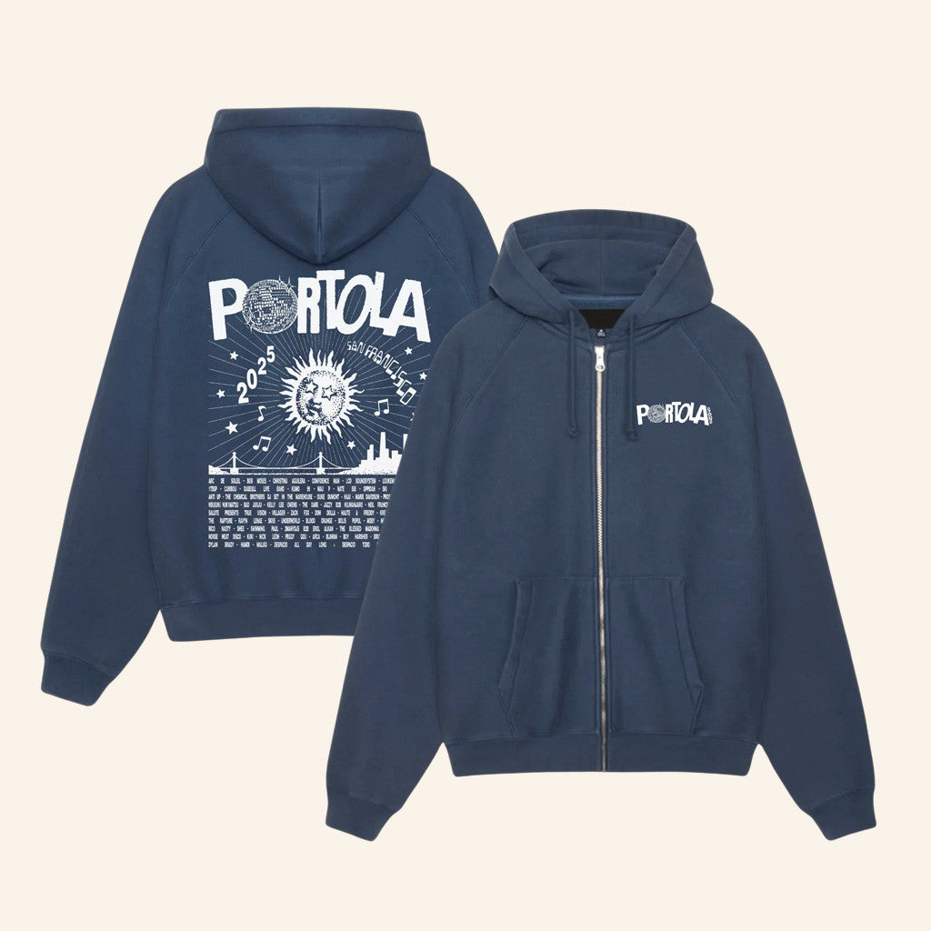 Portola Merch Portola Sun Zip Hoodie Best Gifts For Husband