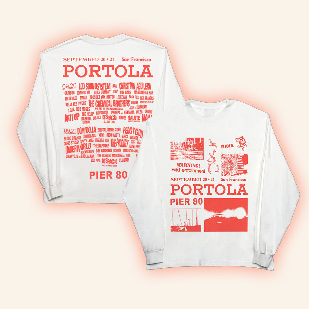 Portola Merch Warning Long Sleeve Shirt Gifts For Friends