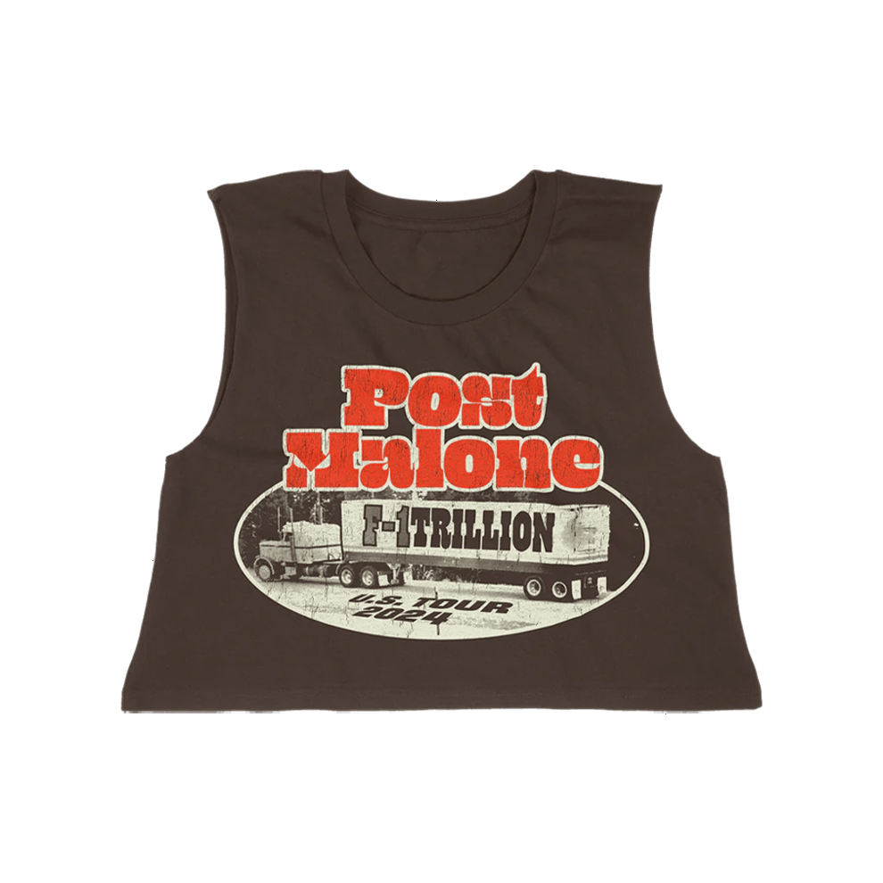 Post Malone Merch F1 Trillion Weigh Station Tank Top Gifts For Wife Gifts For Best Friend
