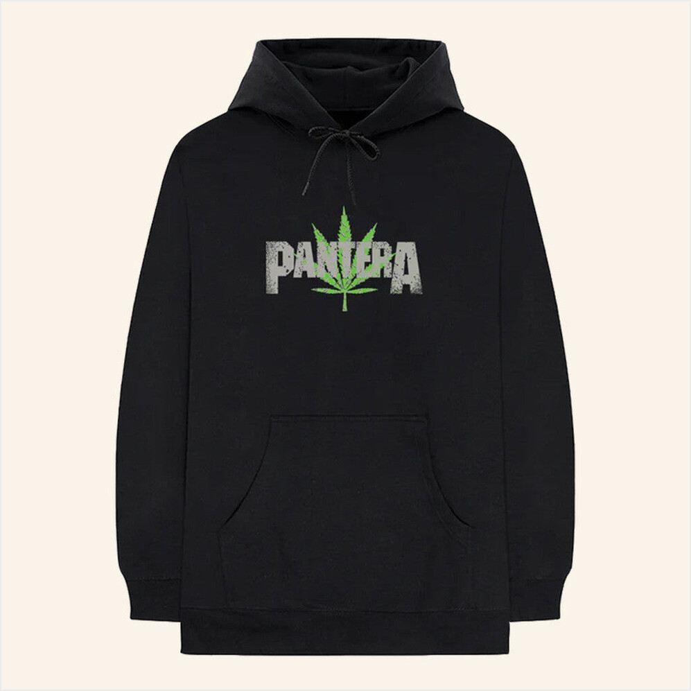 Pot Leaf Hoodie Pantera Merch Gift Ideas For Husband Birthday Gifts For Besties