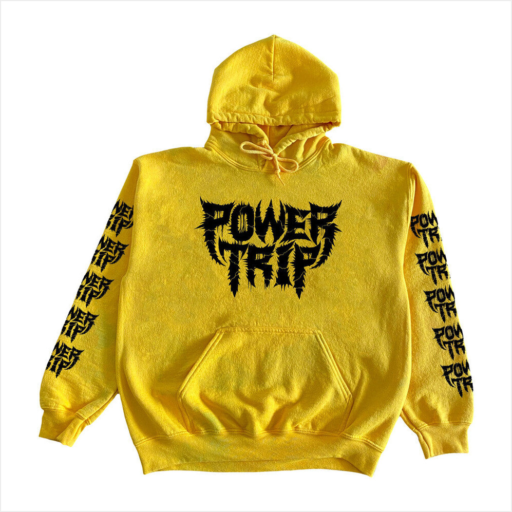 Power Trip Yellow Hoodie The Wrong Side Merch Presents For Boyfriend Birthday Gift Ideas
