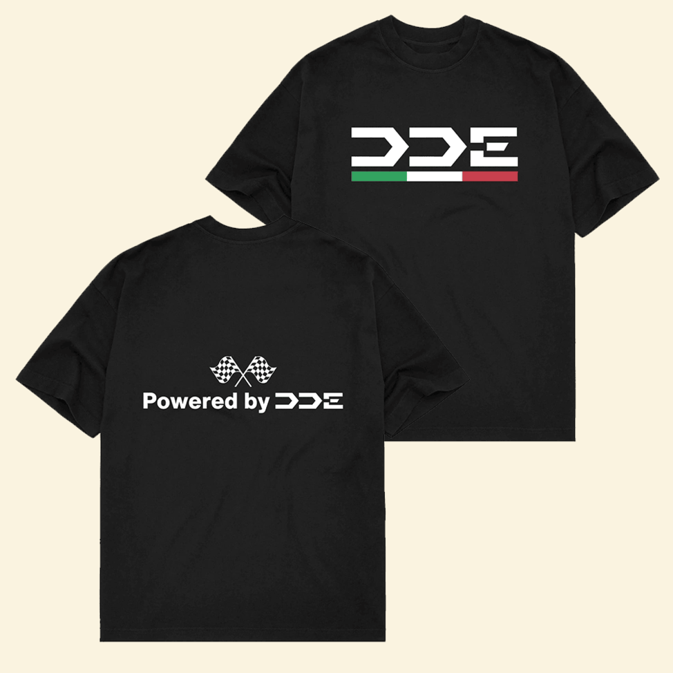 Powered By DDE T-Shirt DDE Merch Daily Driven Exotics Merchandise Birthday Gifts For Father