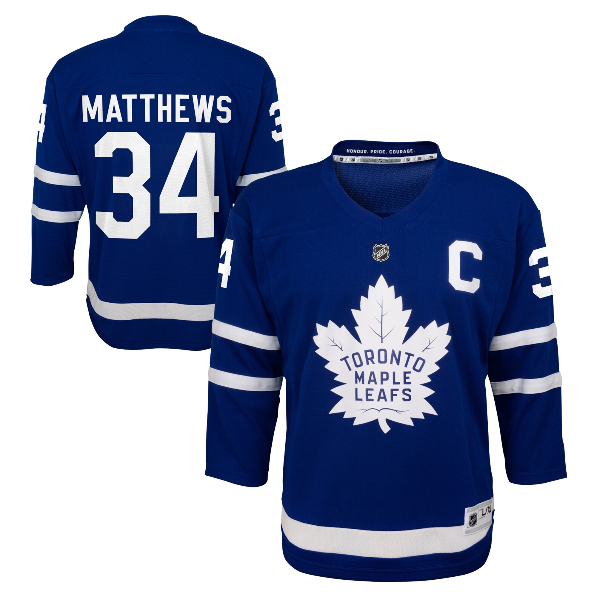 Preschool Toronto Maple Leafs Auston Matthews Blue Player Jersey - JS788