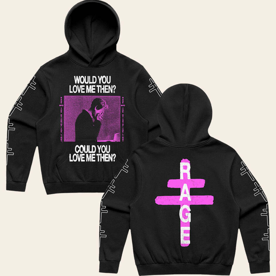 President Band Merch Would You Love Me Then Black Hoodie Gifts For Fans Gifts For Brother