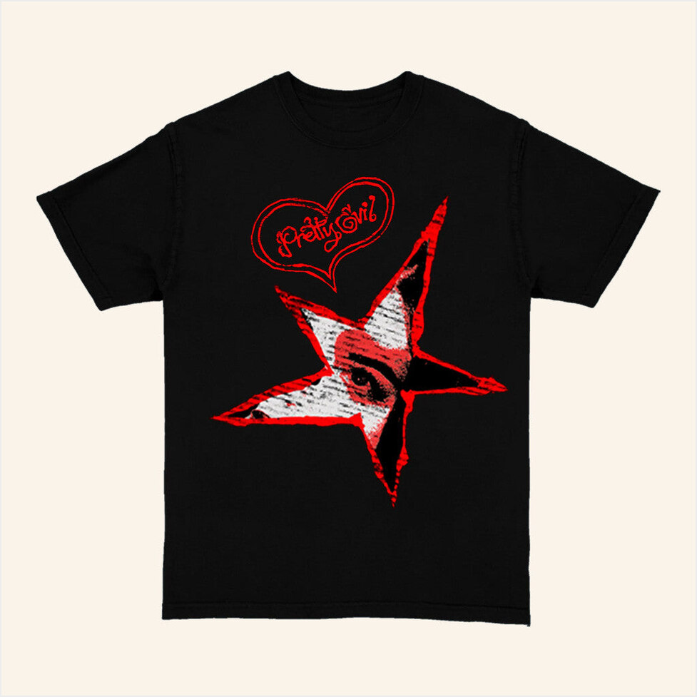 Pretty Evil Double Logo T-Shirt The Ellise Merch Birthday Gift Ideas Christmas Presents