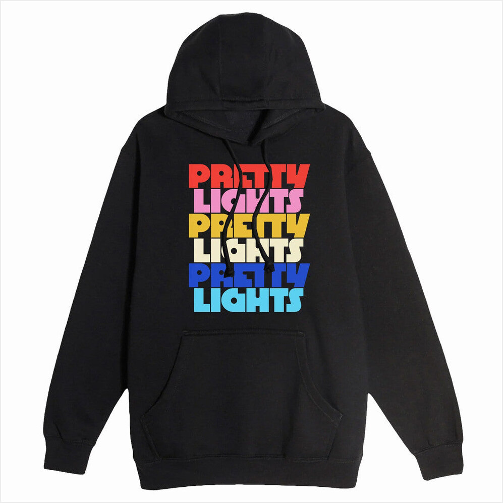Pretty Rainbow Stack Hoodie Pretty Lights Merch Best Friend Birthday Gifts Christmas Presents