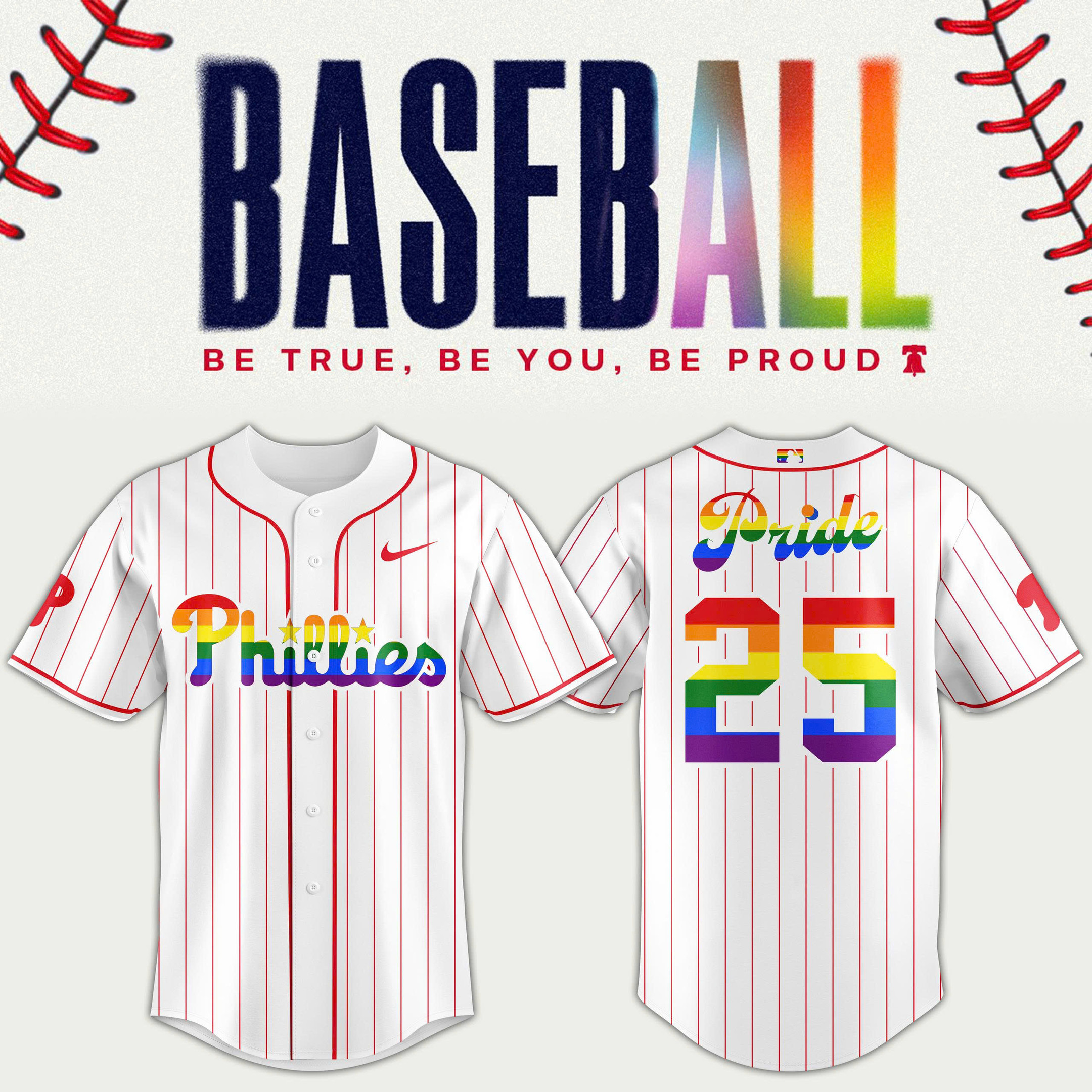 Pride Night Philadelphia Phillies Jersey Best Gifts For Baseball Fans