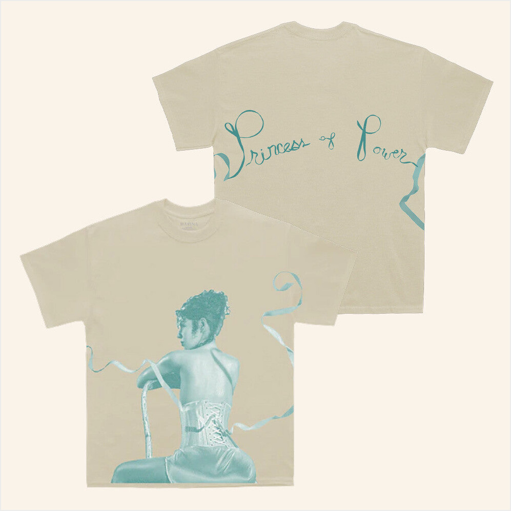 Princess Of Power Ribbon T-Shirt Marina Merch Birthday Gifts For Girlfriend Gifts For Besties