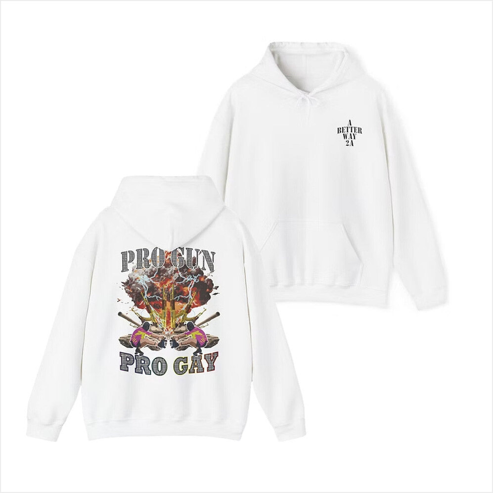 Pro Gun Pro Gay Hoodie Abetterway2a Merch BFF Birthday Gifts Christmas Presents