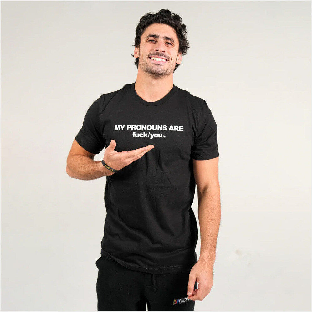 Pronouns T-Shirt Duke Gomez Merch Birthday Gifts For Friends Christmas Presents