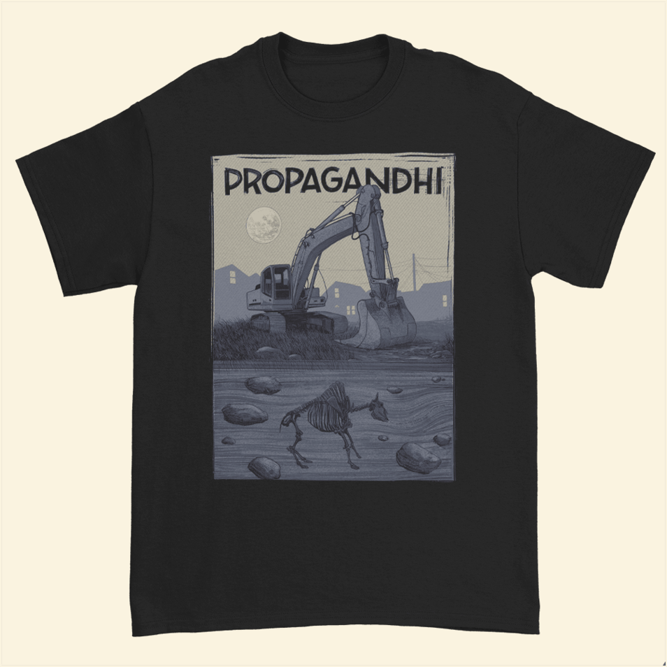 Propagandhi Bulldoze T-Shirt Propagandhi Merch Gifts For Music Fans Christmas Gifts For Him