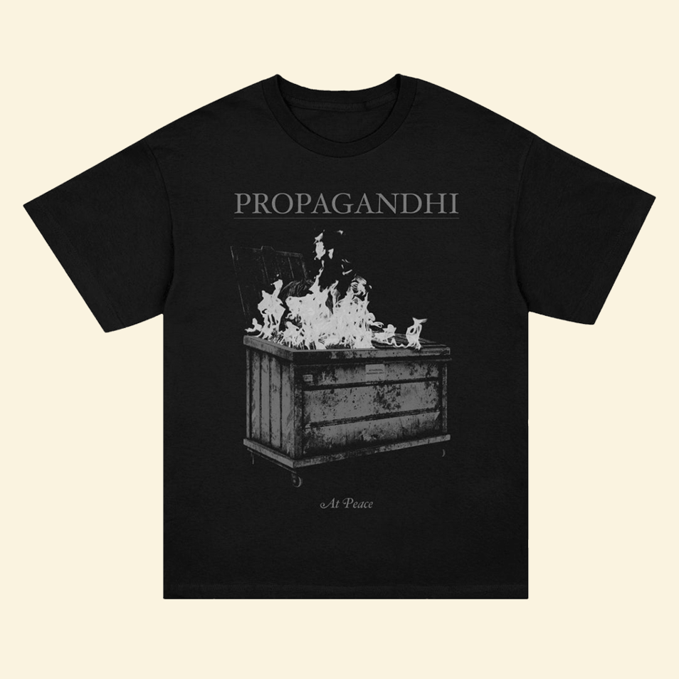 Propagandhi Dumpster Fire T-Shirt Propagandhi Merch Gifts For Fans Birthday Gift Ideas