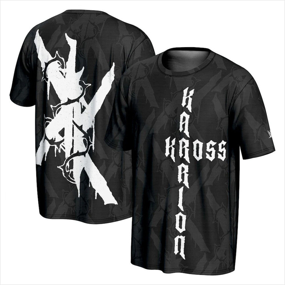 ProSphere Black Karrion Kross Superstar T-Shirt Karrion Kross Merch Birthday Gift Ideas