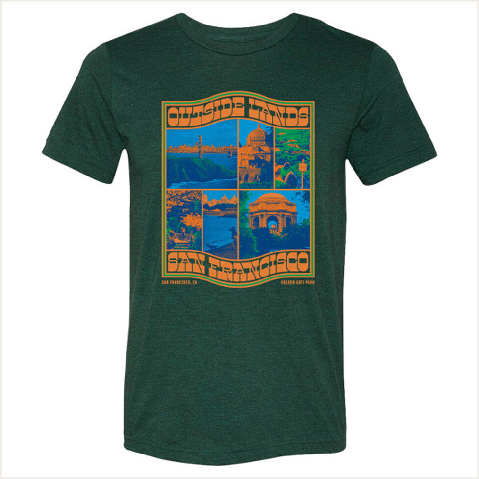 Psych Tourist 2021 Event T-Shirt Outside Lands Merch Gifts For Brother Birthday Gift Ideas