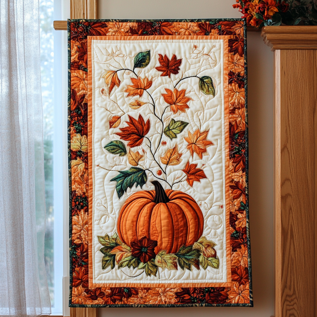 Pumpkin Garden Quilted Table Runner Target Pumpkin Fall Decor Table Runner Autumn Gifts Ideas